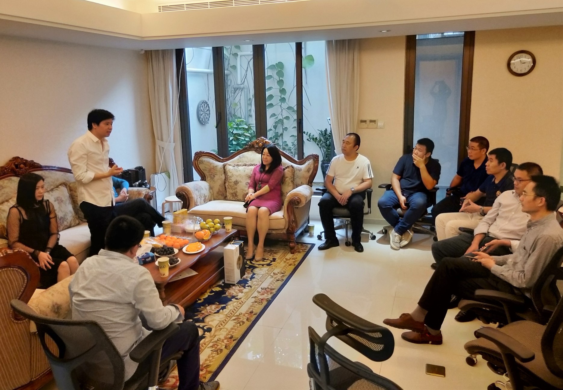 以茶会友 品茶论商 ——记产业园首次企业茶话会活动