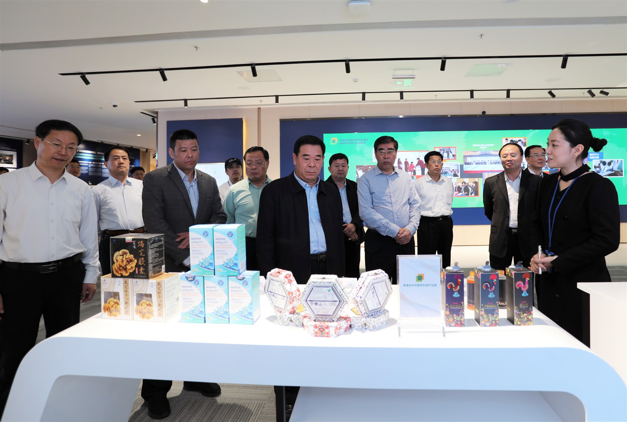 山东省潍坊市委书记刘曙光到产业园考察